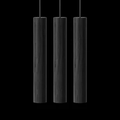 Umage - Pendel Lamper Chimes Cluster - 3 stk. - Black oak/Sort eg