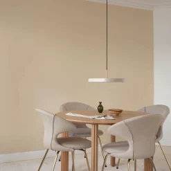 Umage - Pendel m/ messingtop - Asteria - Pearl white - Medium Ø43 cm