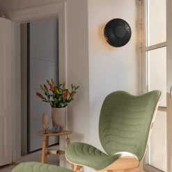 Umage - Væglampe - Clava Up Wood - Medium - Black oak/Sort eg