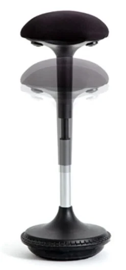 UNILUX - MOOVE TABURET - SORT/STÅL