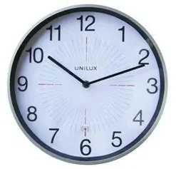 UNILUX - UDENDØRS UR - METAL SØLV