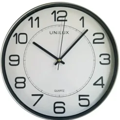 UNILUX - Væg UR - MAGNET - SØLV