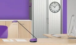 UNILUX - Væg UR - MAGNET - SØLV