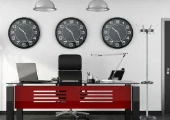 UNILUX - Væg Ur - MEGA UR - Sort