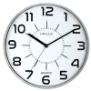 UNILUX - Væg Ur - POP UR - QUARTZ SYSTEM - Sølv