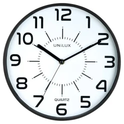UNILUX - Væg Ur - POP UR - QUARTZ SYSTEM - SORT