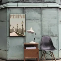 VISSEVASSE - Dronning Louises Bro plakat - 30x40 cm