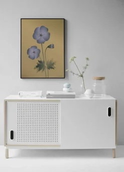 VISSEVASSE - Geranium plakat, amber - 50x70 cm