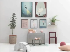 VISSEVASSE - Plakat - The Diver - 30x40 cm