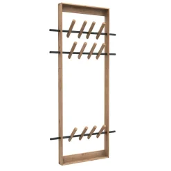 We Do Wood - Knagerække - eg og sort stål