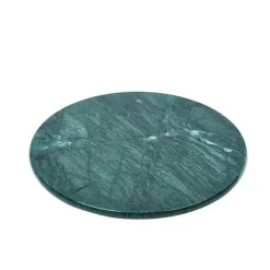 WELLmark - Rund bakke i marmor - Grøn - Ø24 cm