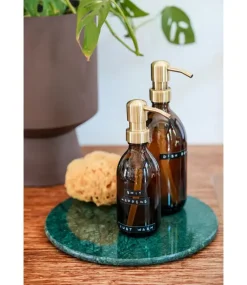 WELLmark - Rund bakke i marmor - Grøn - Ø24 cm