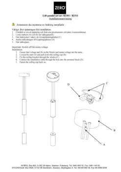 Zero Pendel Lift i grå