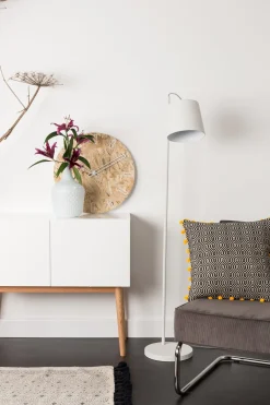 Zuiver - Gulvlampee BUCKLE HEAD hvid